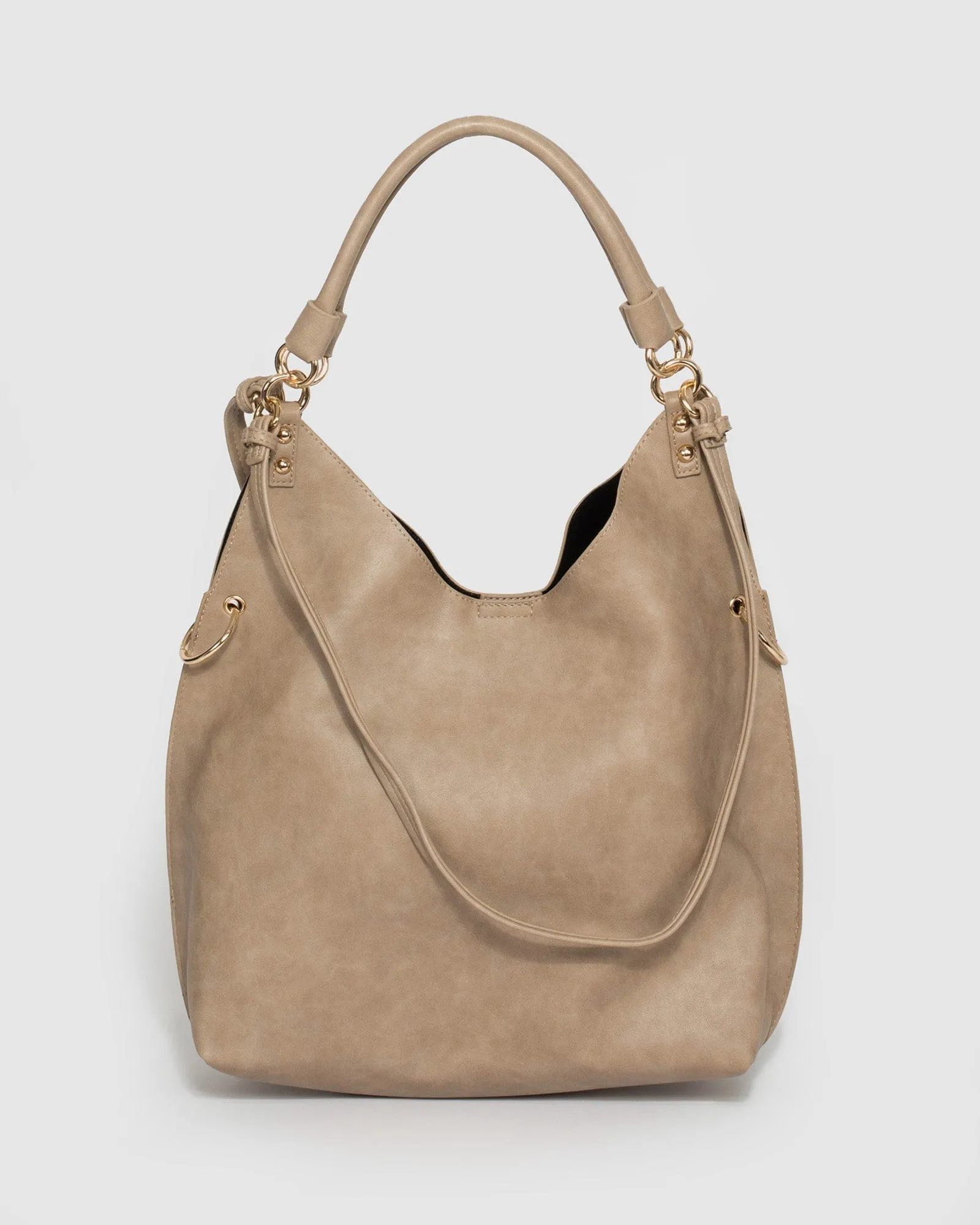 Taupe Camila Slouch Bag