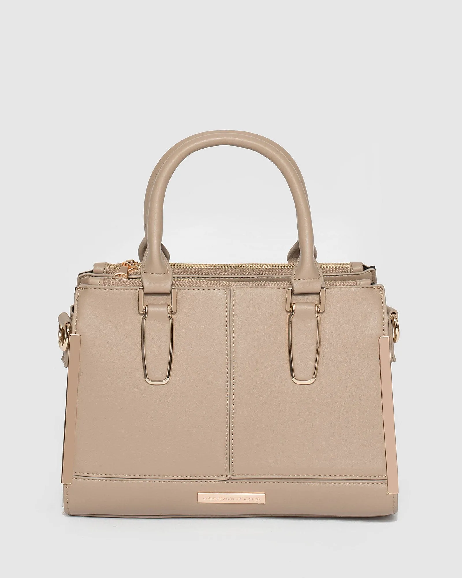 Taupe Stef Zip Mini Bag