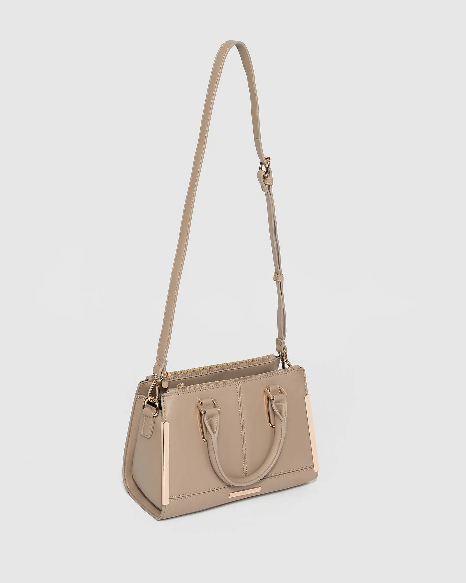 Taupe Stef Zip Mini Bag