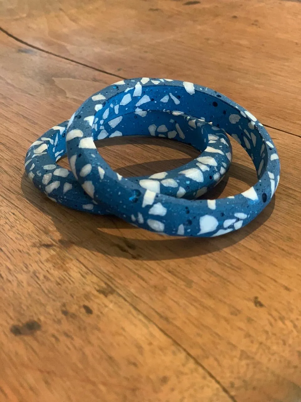 Terrazzo Blue Bracelets by Cluster