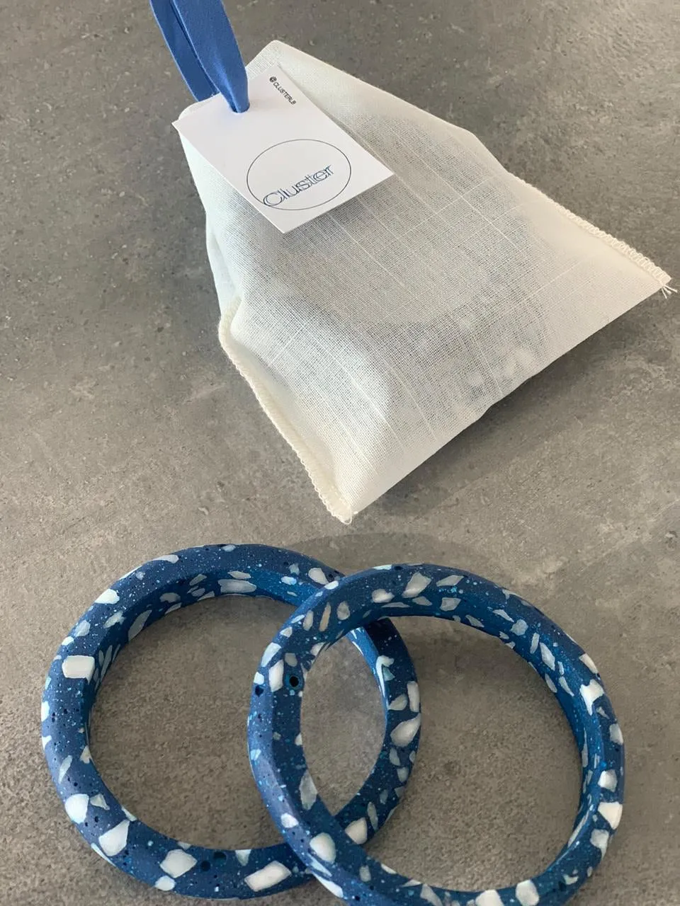 Terrazzo Blue Bracelets by Cluster