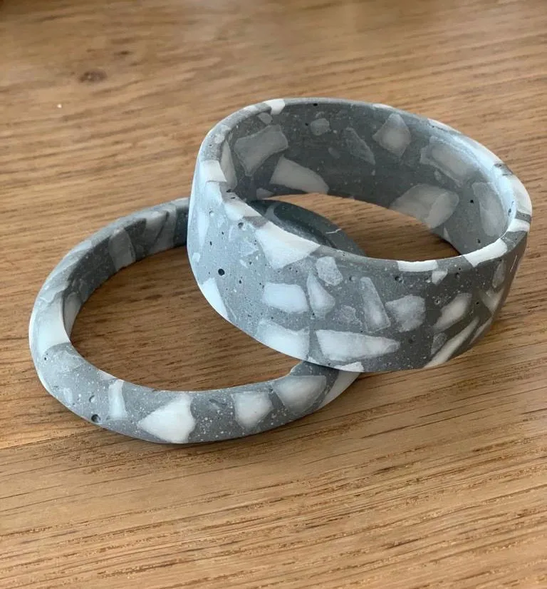 Terrazzo Grey Bracelets by Cluster