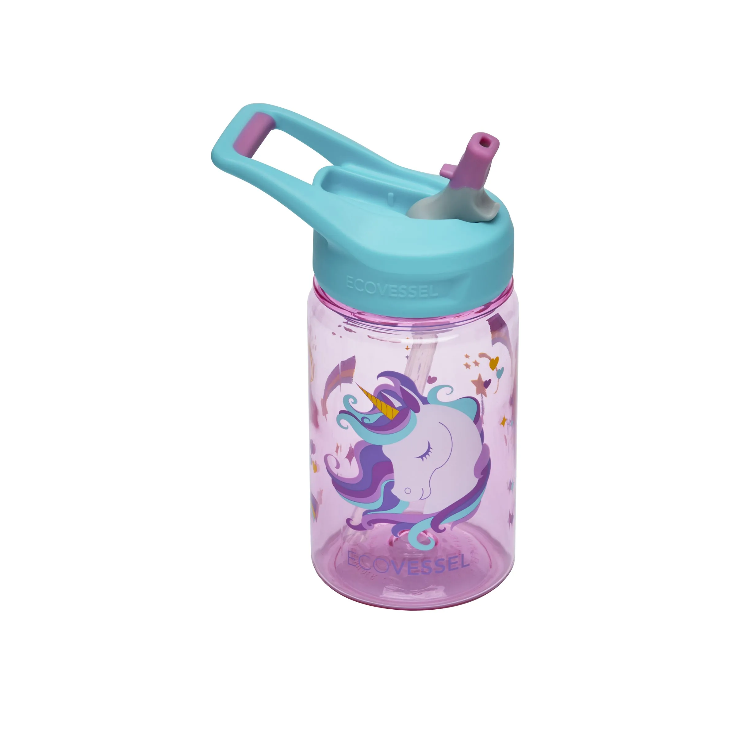 The Splash - 12 oz Kids Bottle with Straw Top