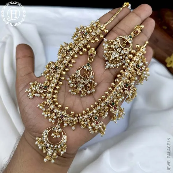 Trendy Antique Necklace Set JH5236