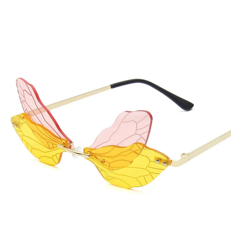 Trendy Pixie Fairy-Wing Sunglasses