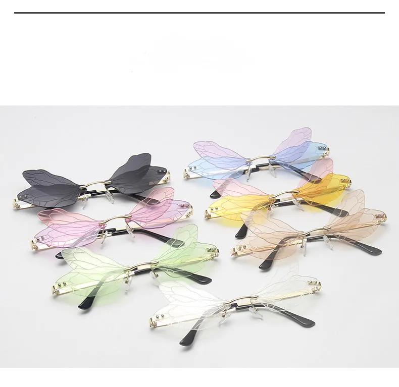 Trendy Pixie Fairy-Wing Sunglasses