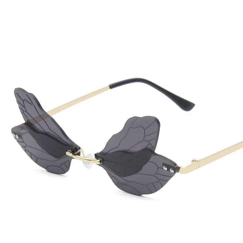 Trendy Pixie Fairy-Wing Sunglasses