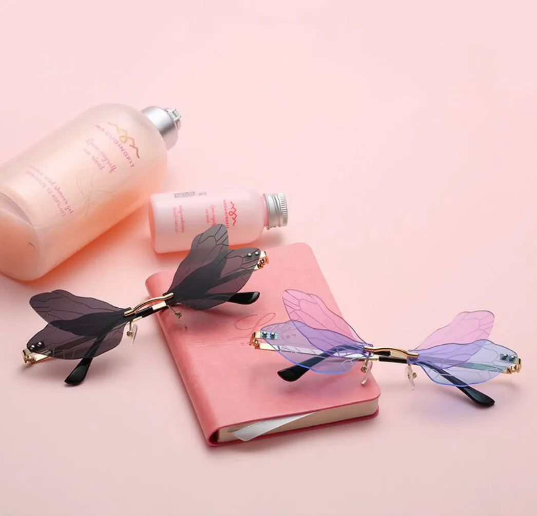 Trendy Pixie Fairy-Wing Sunglasses
