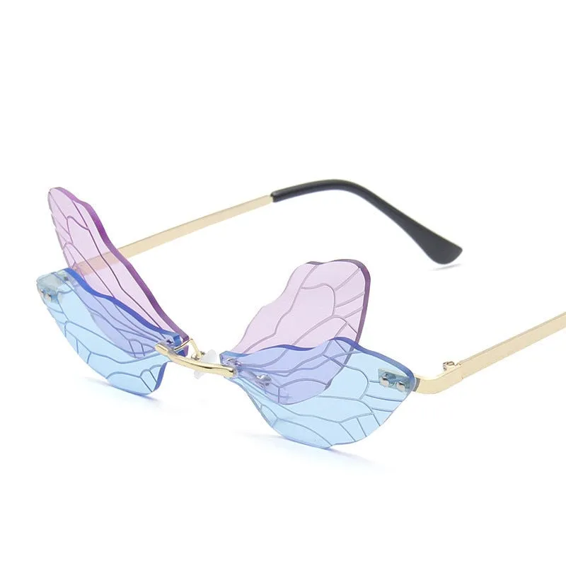 Trendy Pixie Fairy-Wing Sunglasses