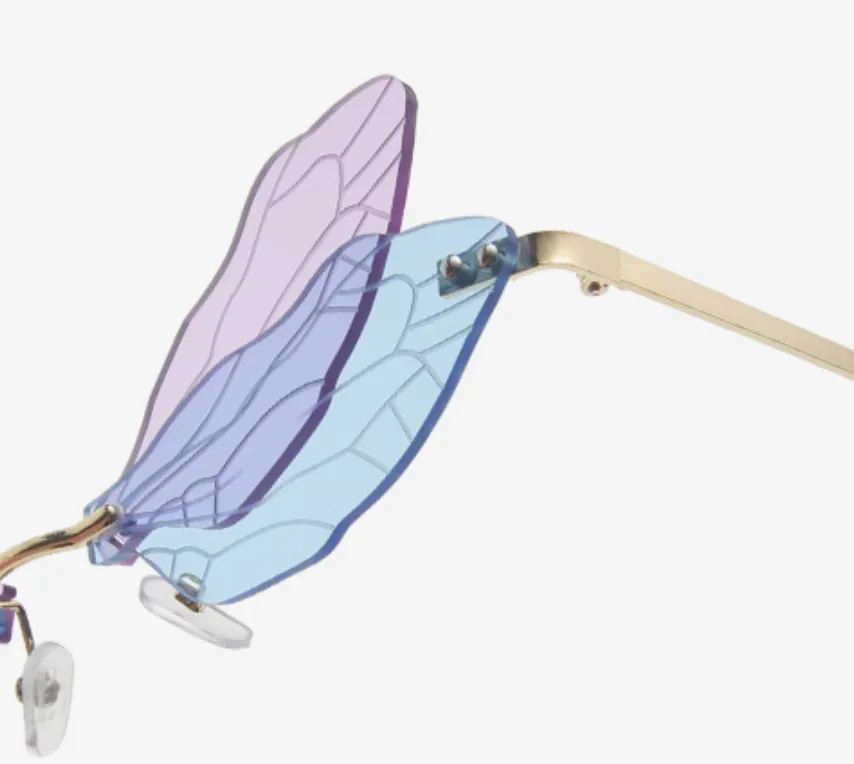 Trendy Pixie Fairy-Wing Sunglasses