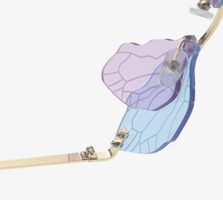 Trendy Pixie Fairy-Wing Sunglasses
