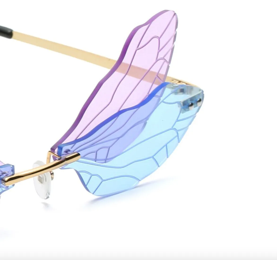 Trendy Pixie Fairy-Wing Sunglasses