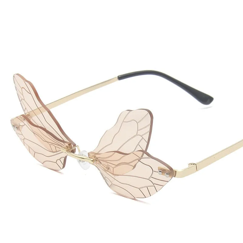 Trendy Pixie Fairy-Wing Sunglasses