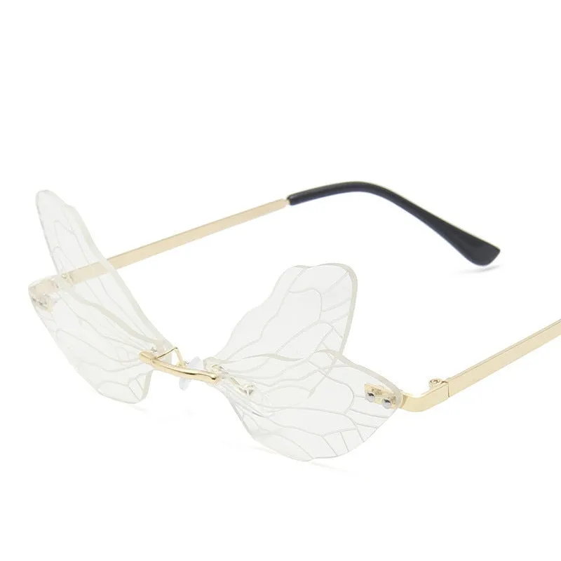 Trendy Pixie Fairy-Wing Sunglasses