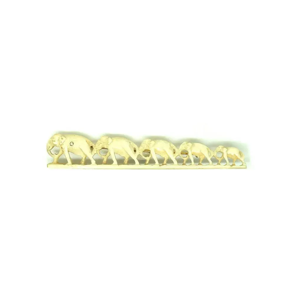 Vintage 1930s Celluloid Elephant Brooch