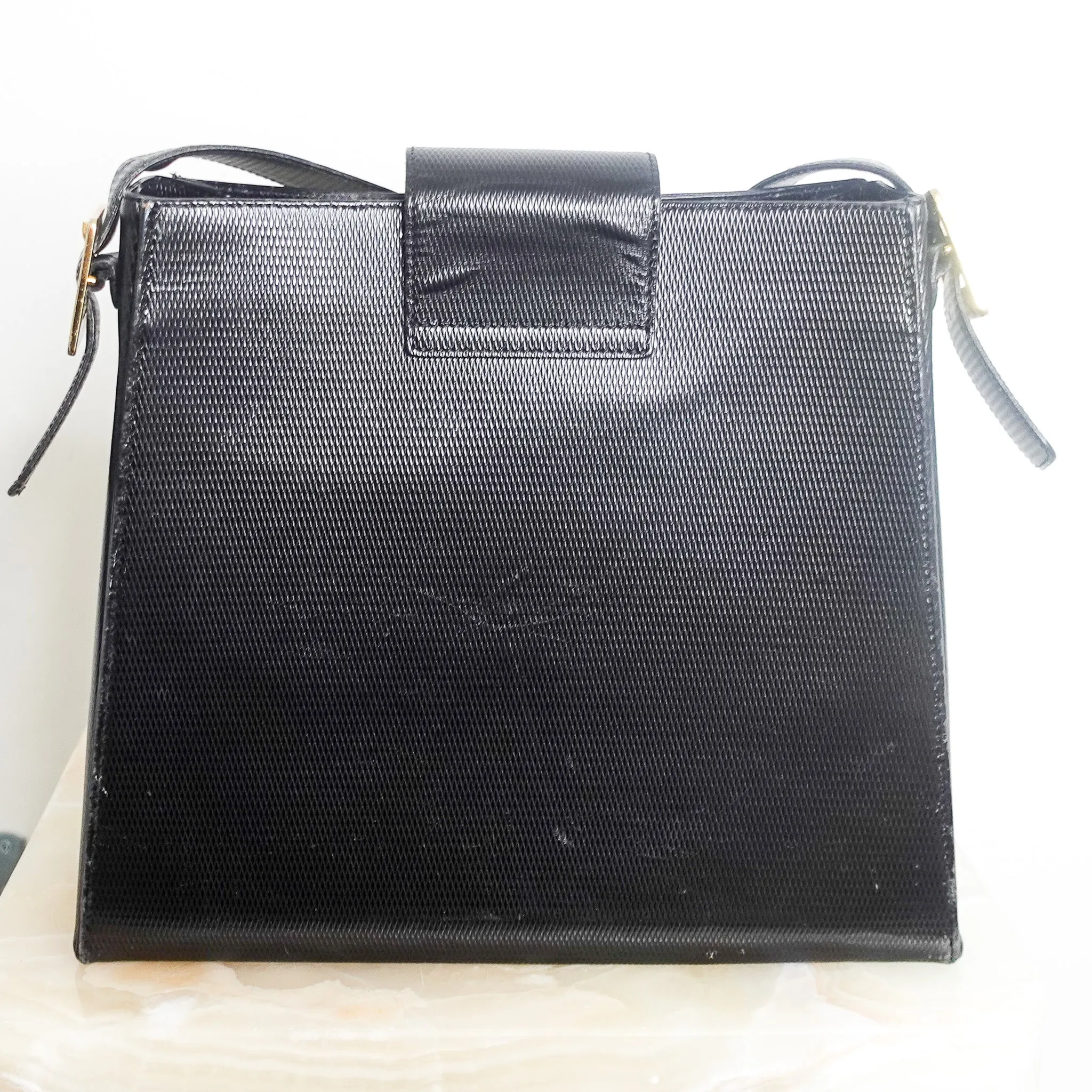 Vintage textured leather tote (final sale)