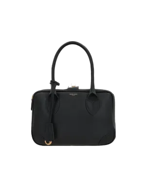 Vita Grainy Leather Handbag