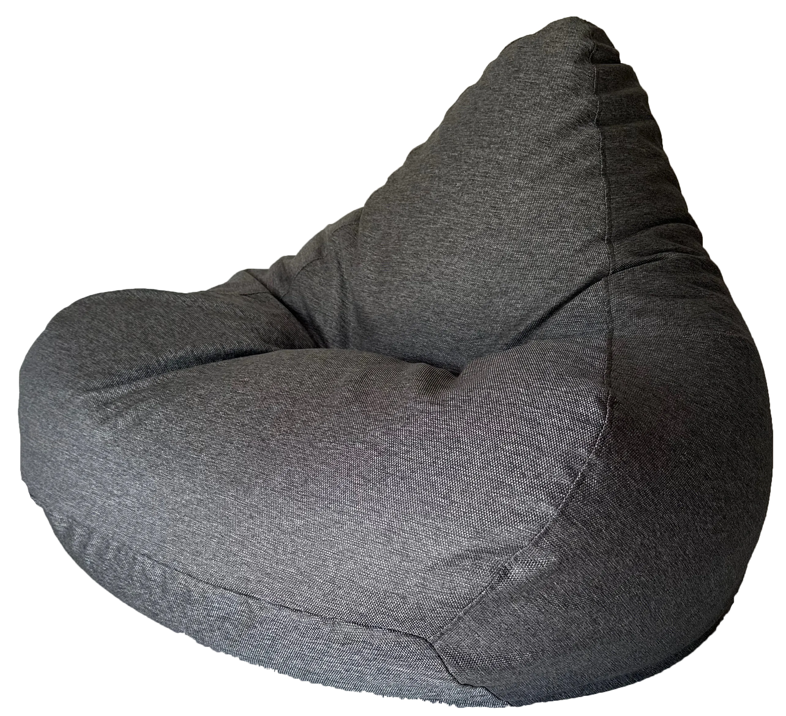 Warwick Woven Fiber Bean Bag in Grey