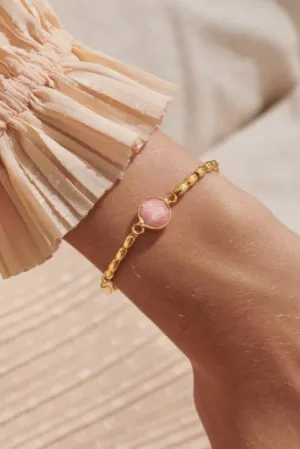 Watermelon Quartz Bracelet