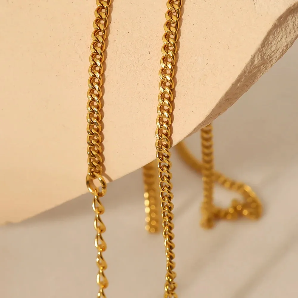 WILD & FREE Trendy Red Heart Pendant Necklace for Women