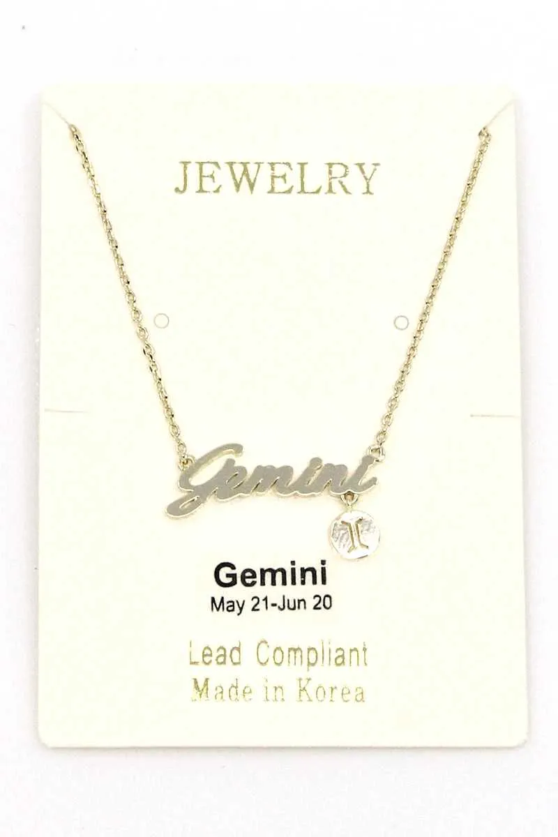 Zodiac Necklace