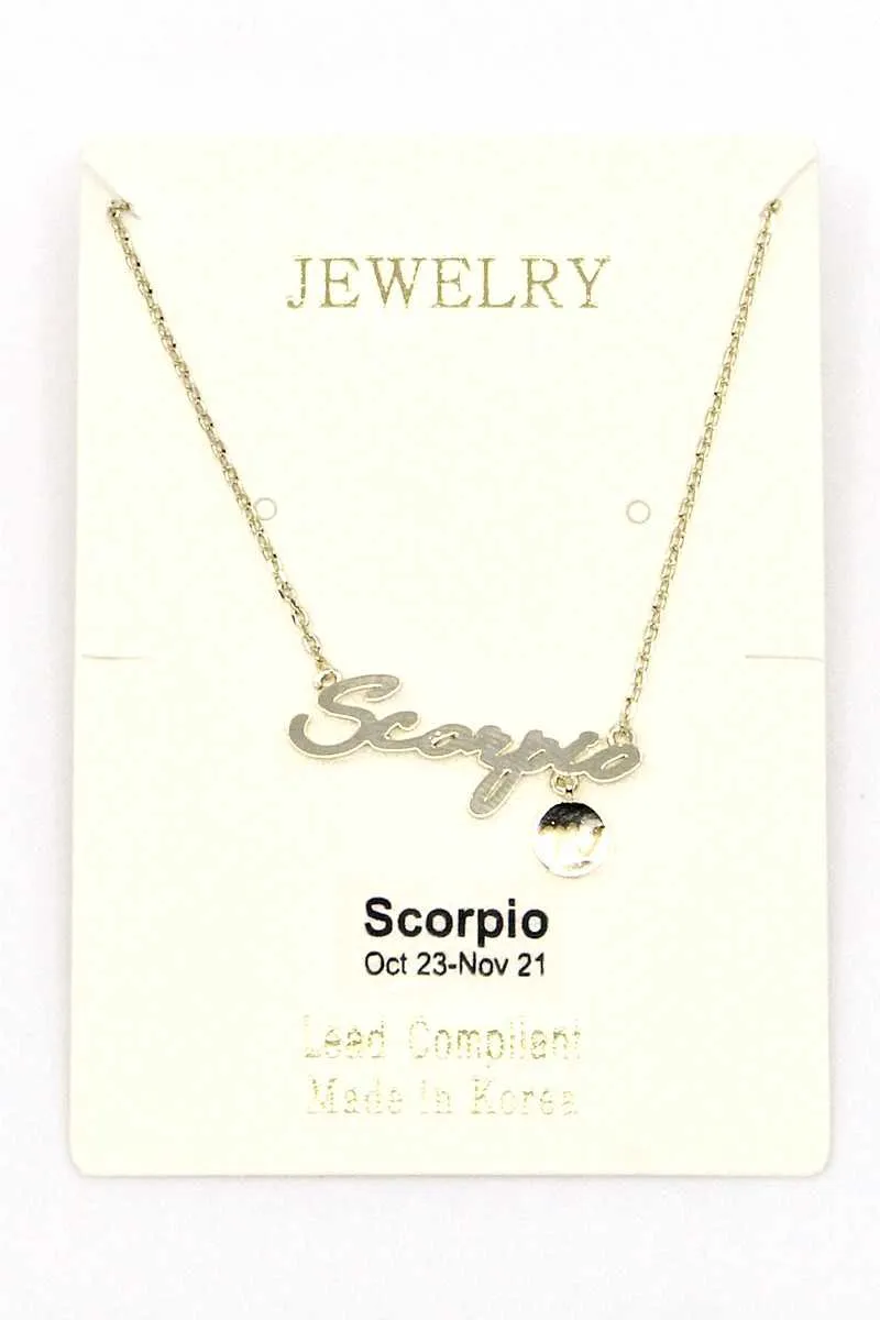 Zodiac Necklace